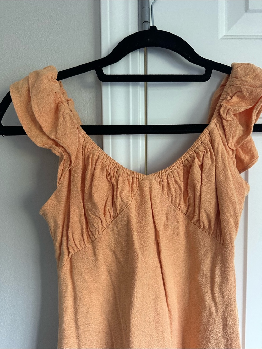 Princess Polly Peach Ruffle Sleeve Camisole Top